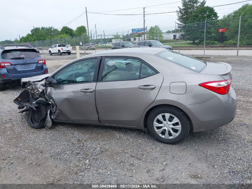 2016 Toyota Corolla Le Eco VIN: 2T1BPRHE2GC501710 Lot: 39439469