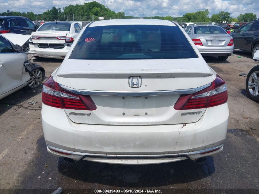 2017 Honda Accord Sport VIN: 1HGCR2F58HA292294 Lot: 39439493