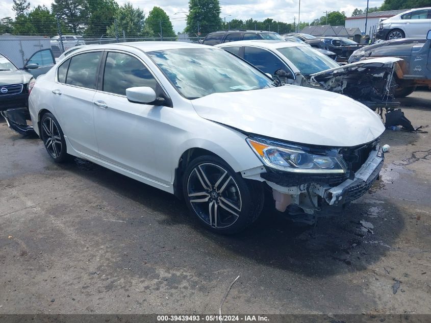 2017 Honda Accord Sport VIN: 1HGCR2F58HA292294 Lot: 39439493