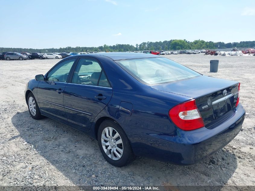 2004 Toyota Camry Xle VIN: 4T1BE30K44U380564 Lot: 39439494