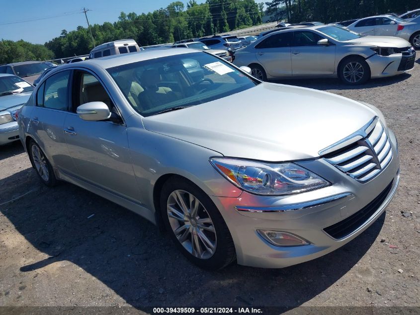 2013 Hyundai Genesis 3.8 VIN: KMHGC4DD3DU237618 Lot: 39439509