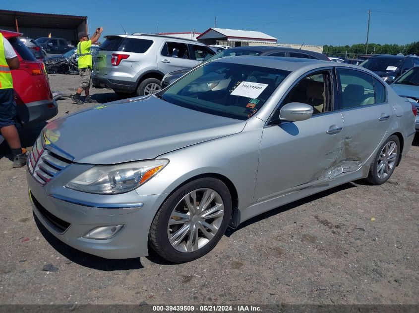 2013 Hyundai Genesis 3.8 VIN: KMHGC4DD3DU237618 Lot: 39439509