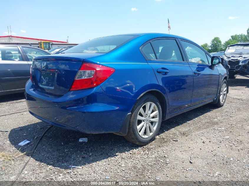 2012 Honda Civic Ex VIN: 19XFB2F87CE048488 Lot: 39439517