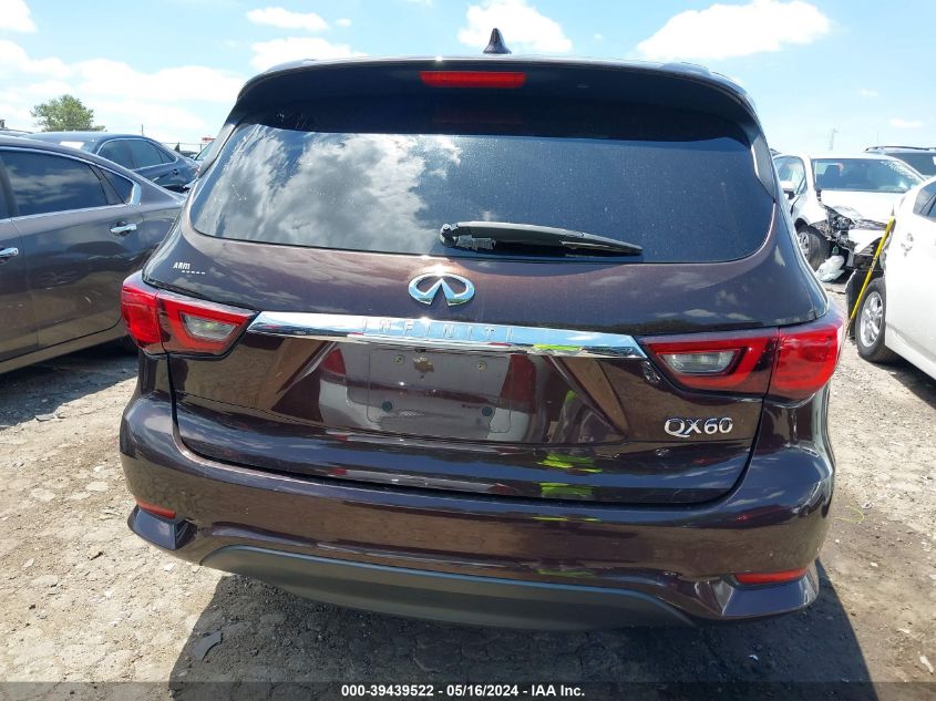 2019 Infiniti Qx60 Pure VIN: 5N1DL0MM7KC501065 Lot: 39439522