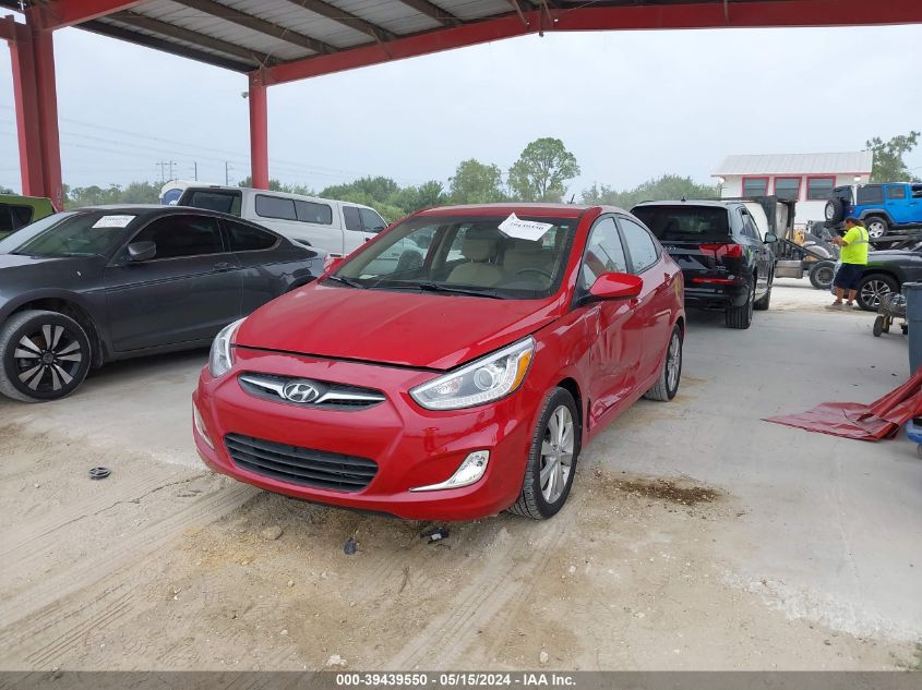 2014 Hyundai Accent Gls VIN: KMHCU4AE6EU738318 Lot: 39439550