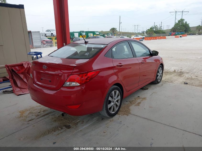 2014 Hyundai Accent Gls VIN: KMHCU4AE6EU738318 Lot: 39439550