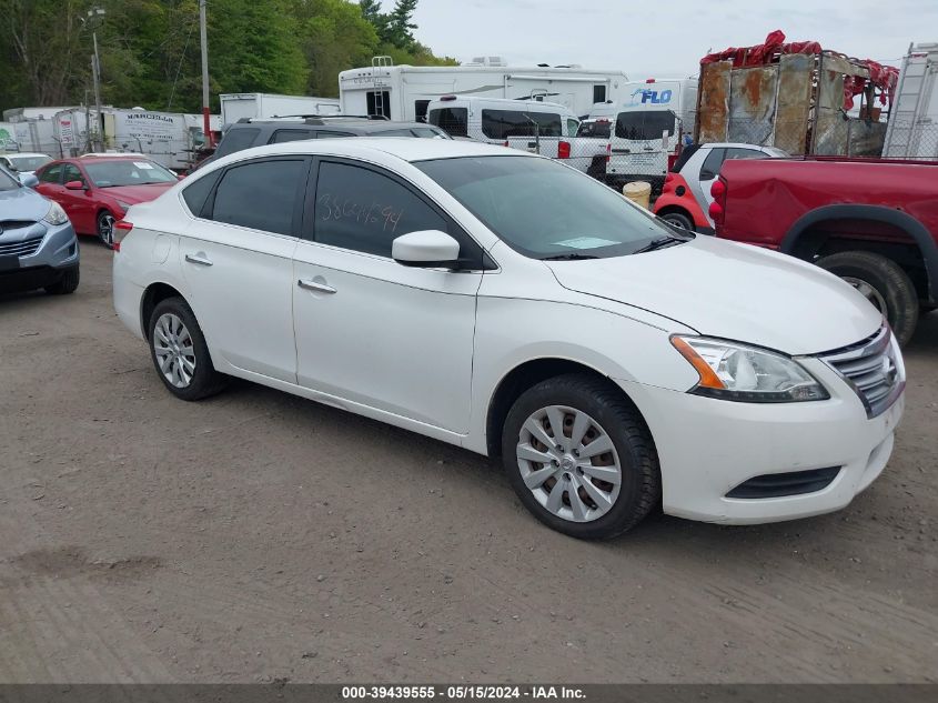 2014 Nissan Sentra Sv VIN: 3N1AB7APXEL638689 Lot: 39439555