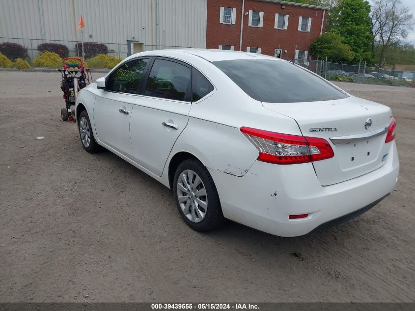 2014 Nissan Sentra Sv VIN: 3N1AB7APXEL638689 Lot: 39439555