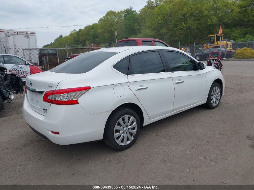 2014 Nissan Sentra Sv VIN: 3N1AB7APXEL638689 Lot: 39439555