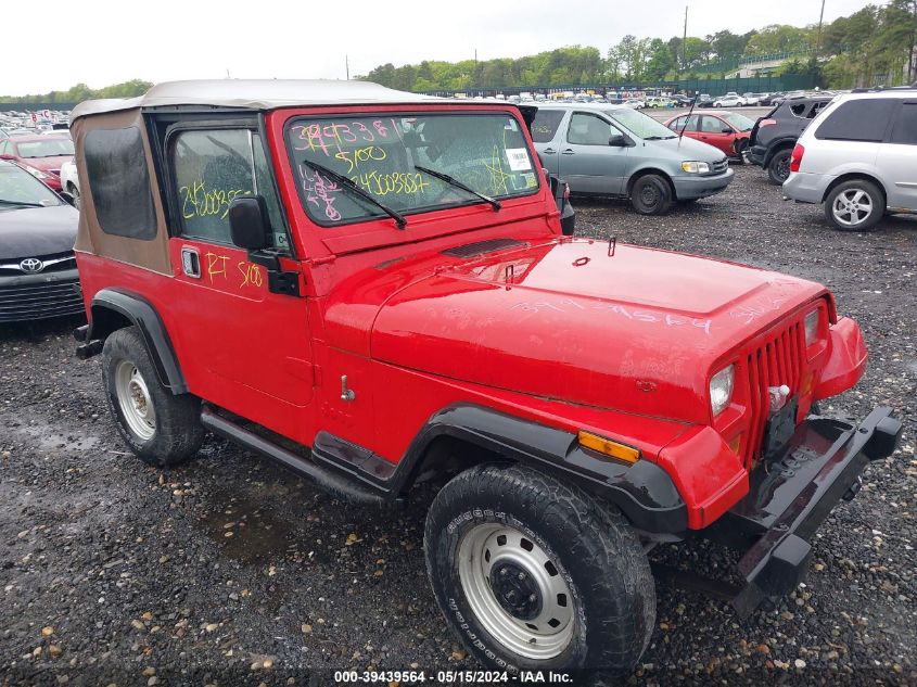 1991 Jeep Wrangler / Yj S VIN: 2J4FY19P9MJ136477 Lot: 39439564