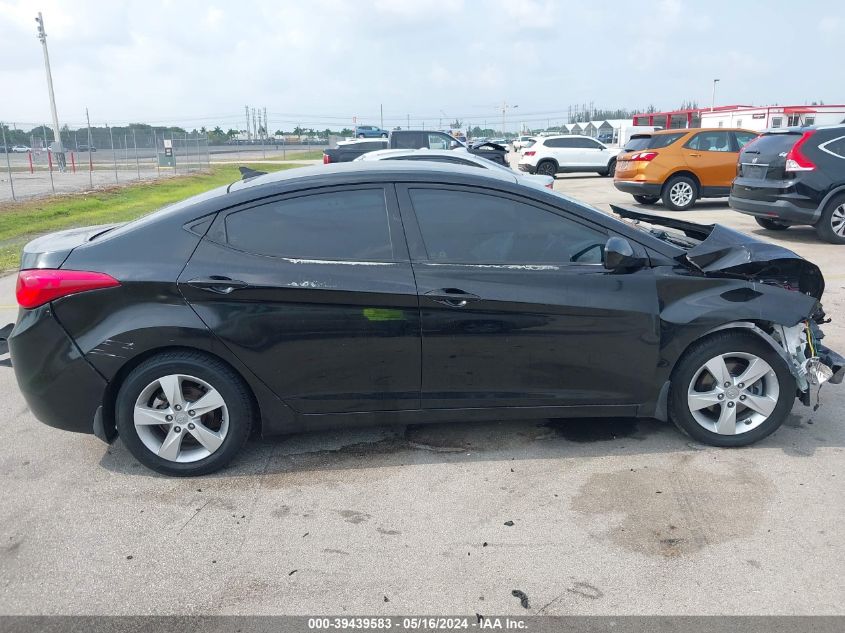 2013 Hyundai Elantra Gls/Limited VIN: 5NPDH4AE7DH314023 Lot: 39439583