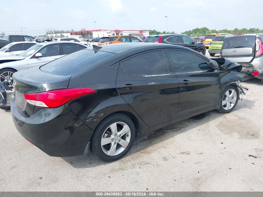 2013 Hyundai Elantra Gls/Limited VIN: 5NPDH4AE7DH314023 Lot: 39439583