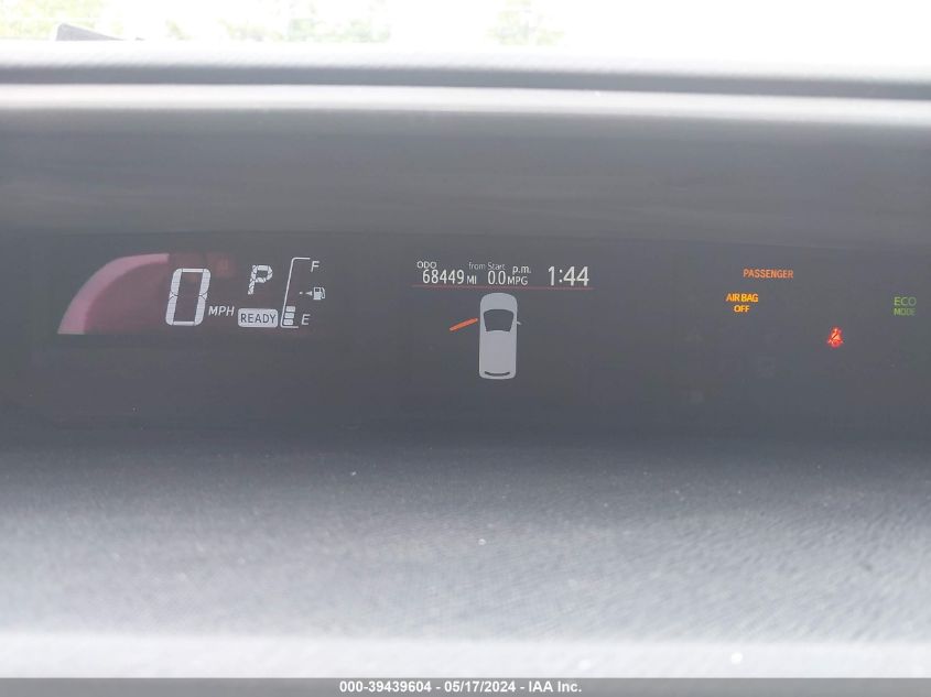 2015 Toyota Prius C Two VIN: JTDKDTB38F1088787 Lot: 39439604