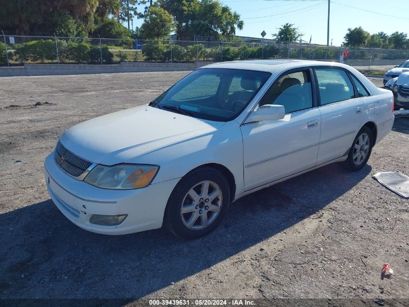 2001 Toyota Avalon Xl/Xls VIN: 4T1BF28B71U125074 Lot: 39439631