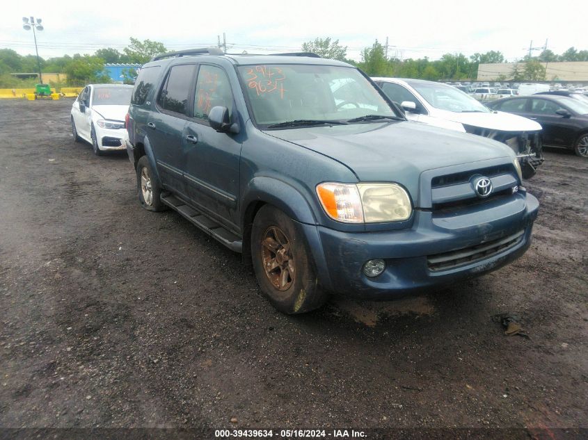 2007 Toyota Sequoia Sr5 V8 VIN: 5TDBT44A37S281566 Lot: 39439634