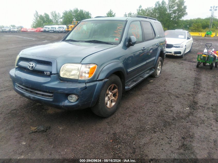 2007 Toyota Sequoia Sr5 V8 VIN: 5TDBT44A37S281566 Lot: 39439634