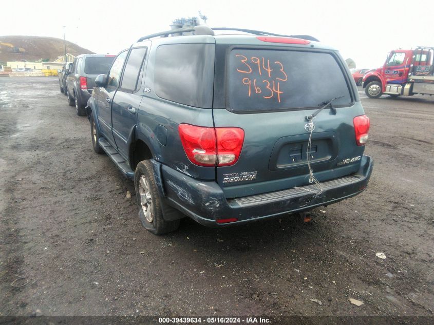 2007 Toyota Sequoia Sr5 V8 VIN: 5TDBT44A37S281566 Lot: 39439634