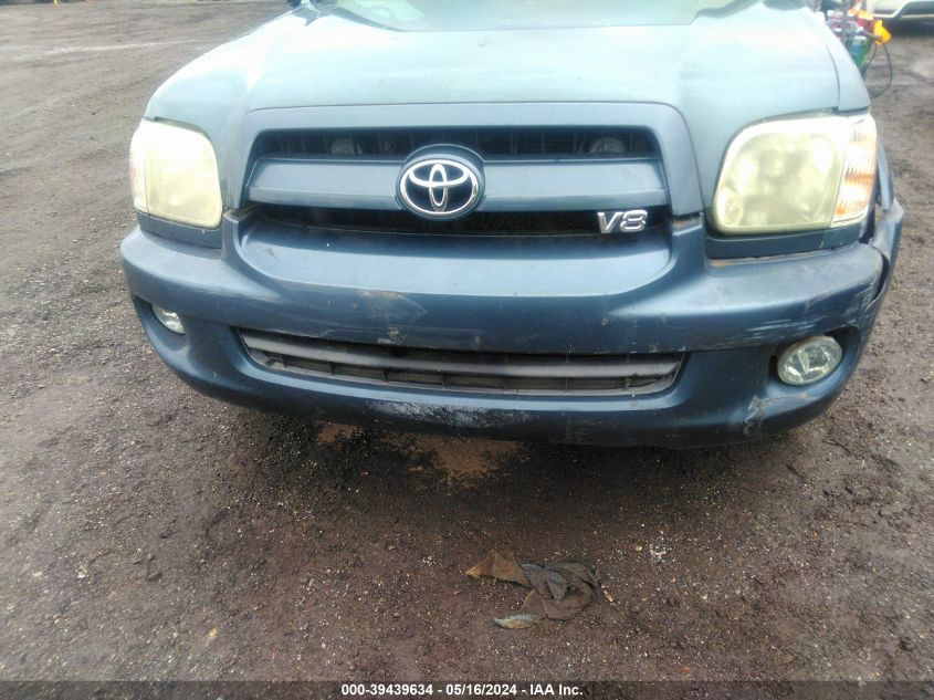 2007 Toyota Sequoia Sr5 V8 VIN: 5TDBT44A37S281566 Lot: 39439634