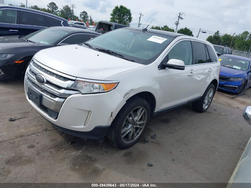 2013 Ford Edge Limited VIN: 2FMDK3KC0DBE30647 Lot: 39439643