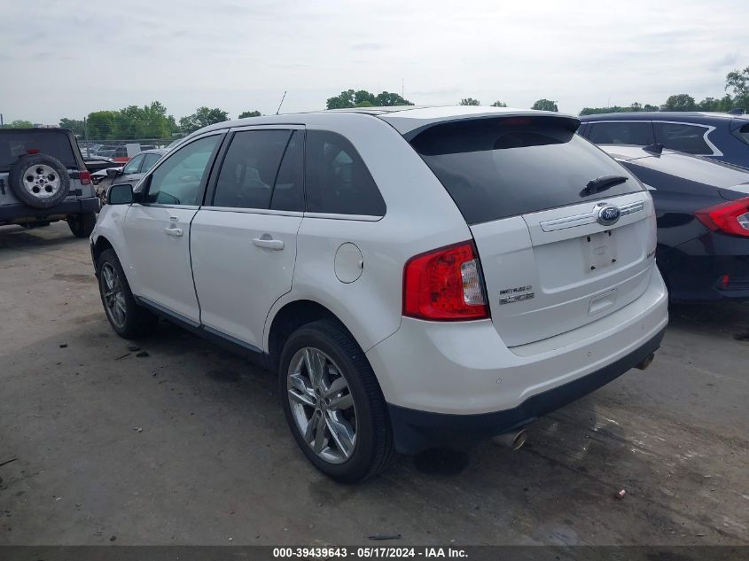 2013 Ford Edge Limited VIN: 2FMDK3KC0DBE30647 Lot: 39439643