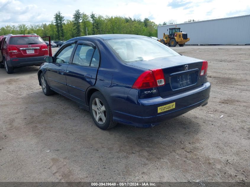 2004 Honda Civic Ex VIN: 2HGES26864H589552 Lot: 39439648