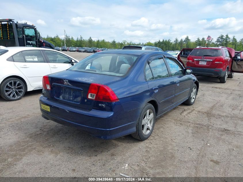 2004 Honda Civic Ex VIN: 2HGES26864H589552 Lot: 39439648