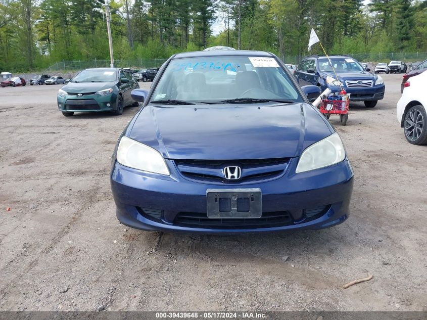 2004 Honda Civic Ex VIN: 2HGES26864H589552 Lot: 39439648
