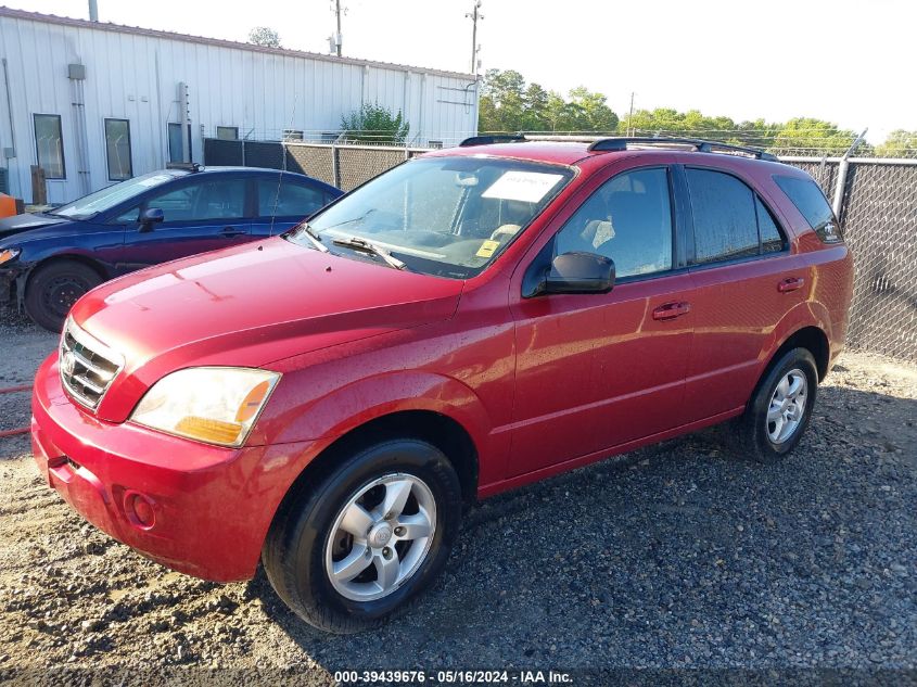 2008 Kia Sorento Lx VIN: KNDJD735385834867 Lot: 39439676