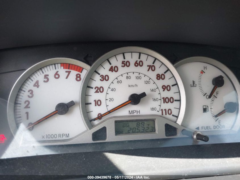 2005 Toyota Corolla S VIN: 1NXBR32E35Z467207 Lot: 39439678