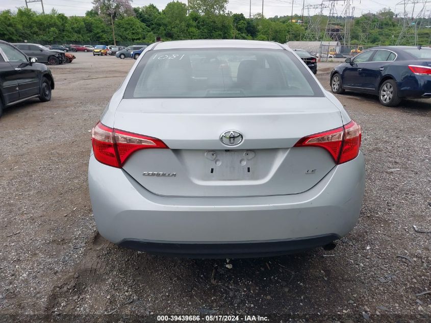 2019 Toyota Corolla Le VIN: 2T1BURHE8KC197204 Lot: 39439686