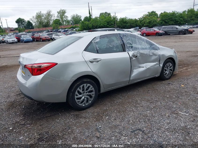 2019 Toyota Corolla Le VIN: 2T1BURHE8KC197204 Lot: 39439686