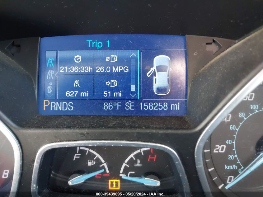 2013 Ford Focus Se VIN: 1FADP3K20DL320412 Lot: 39439695