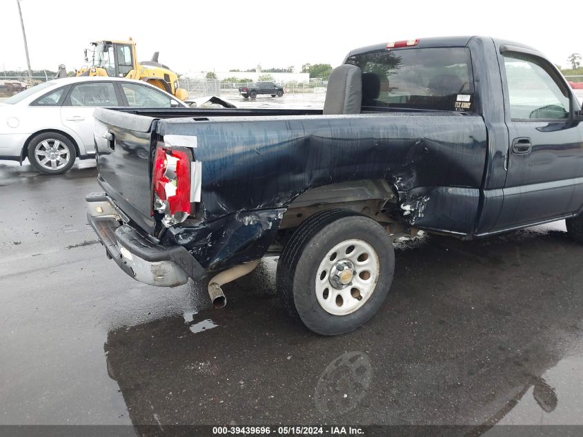 2006 Chevrolet Silverado 1500 Work Truck VIN: 1GCEC14X06Z106026 Lot: 39439696