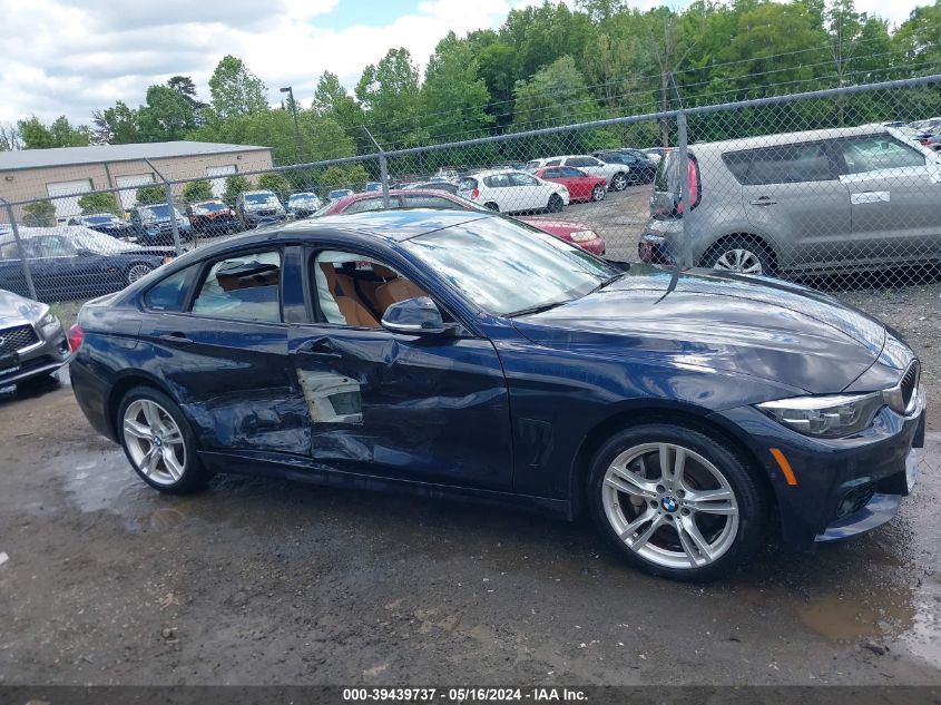 2018 BMW 430I Gran Coupe xDrive VIN: WBA4J3C53JBL03011 Lot: 39439737