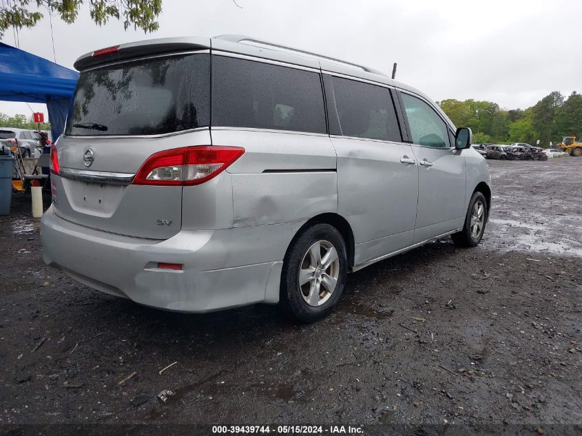 2012 Nissan Quest Sv VIN: JN8AE2KP5C9046259 Lot: 39439744