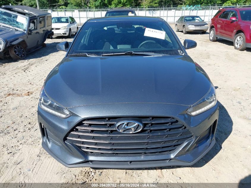 2019 Hyundai Veloster 2.0 VIN: KMHTG6AF7KU009204 Lot: 39439752