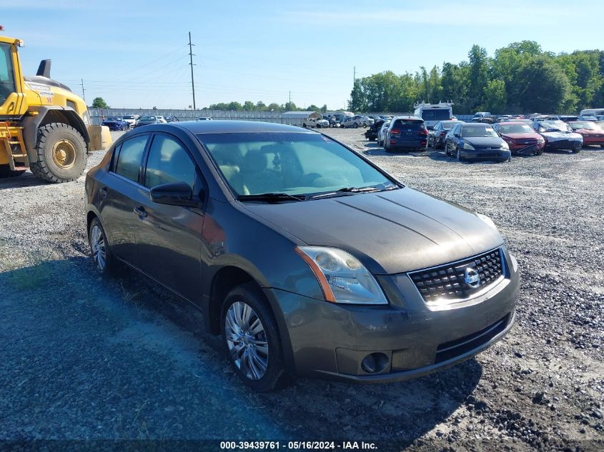 2008 Nissan Sentra 2.0S VIN: 3N1AB61EX8L726896 Lot: 39439761