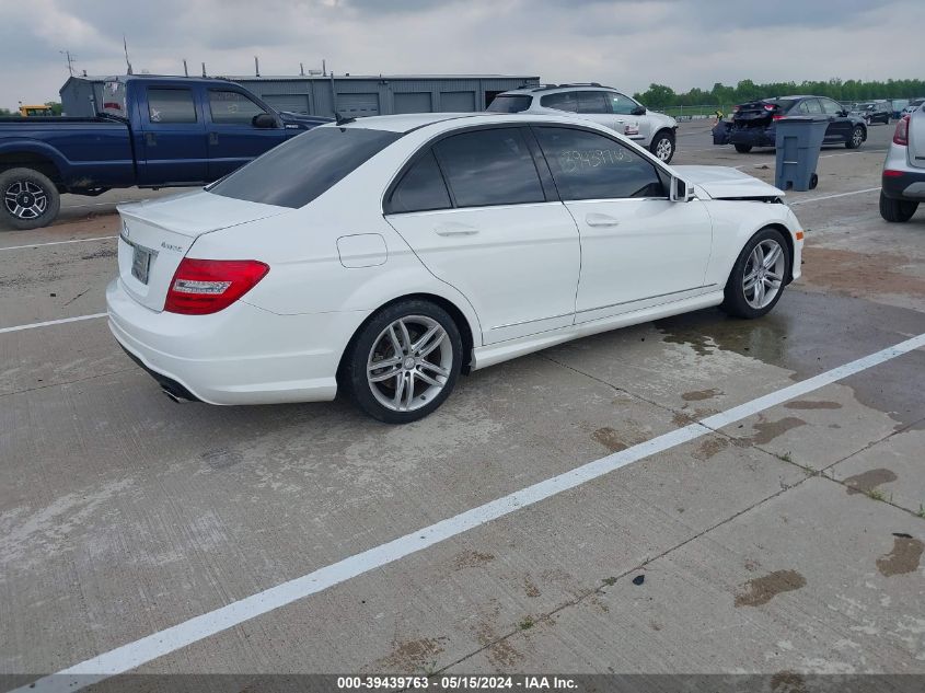 2013 Mercedes-Benz C 300 Luxury 4Matic/Sport 4Matic VIN: WDDGF8AB2DR297744 Lot: 39439763