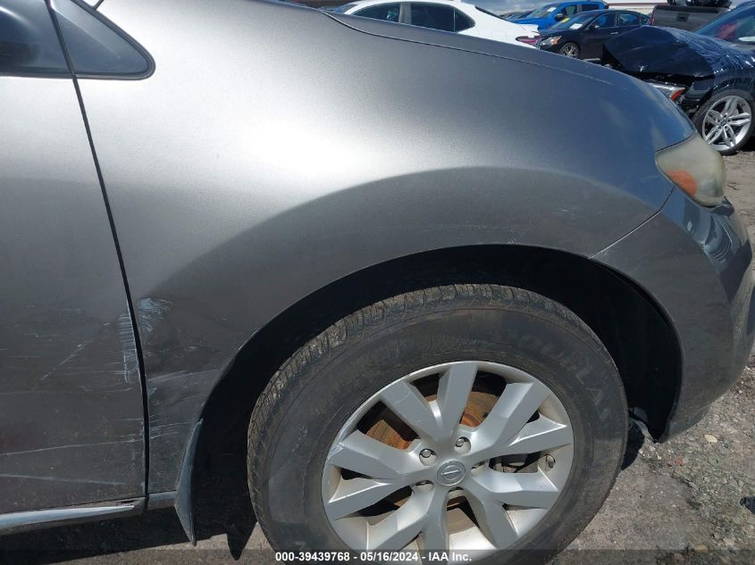 2011 Nissan Murano Sv VIN: JN8AZ1MW6BW177221 Lot: 39439768