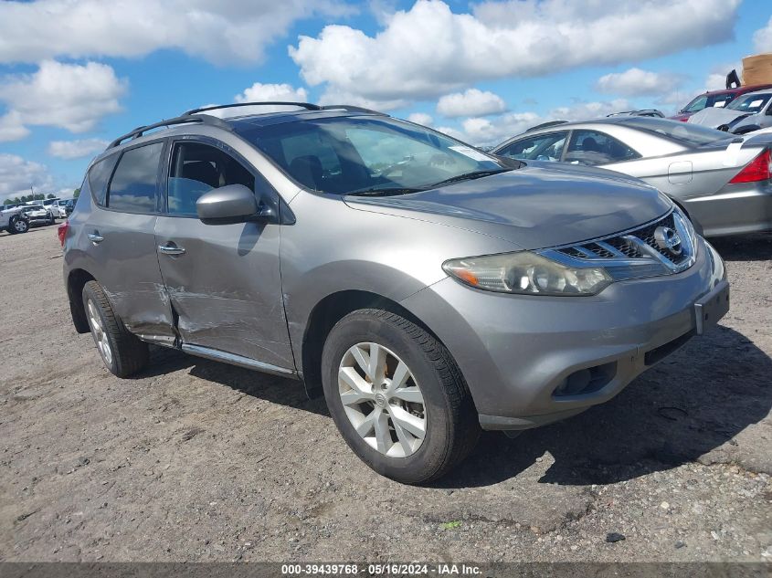 2011 Nissan Murano Sv VIN: JN8AZ1MW6BW177221 Lot: 39439768