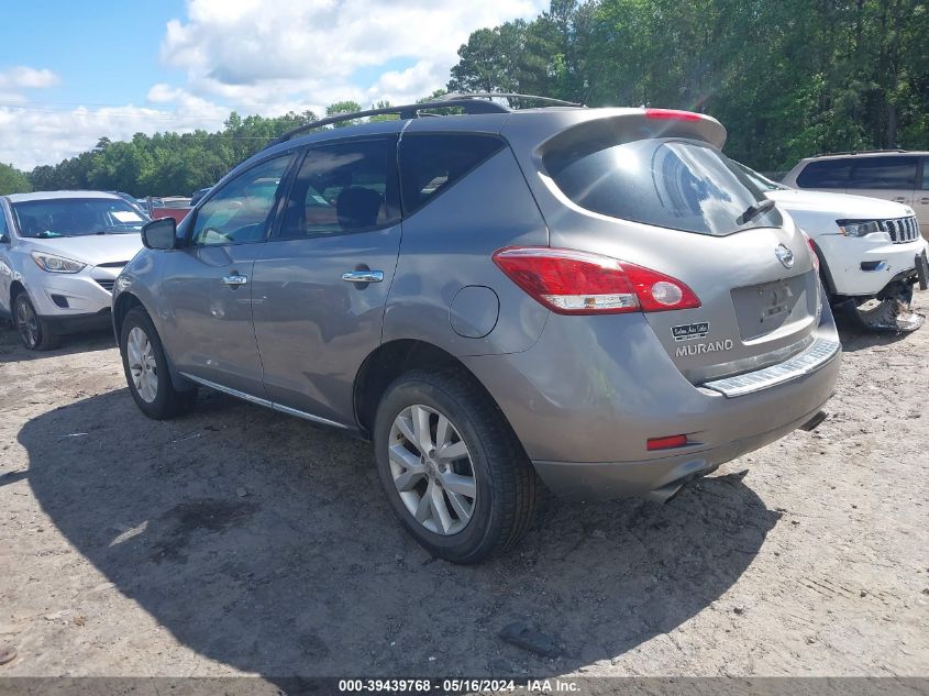 2011 Nissan Murano Sv VIN: JN8AZ1MW6BW177221 Lot: 39439768