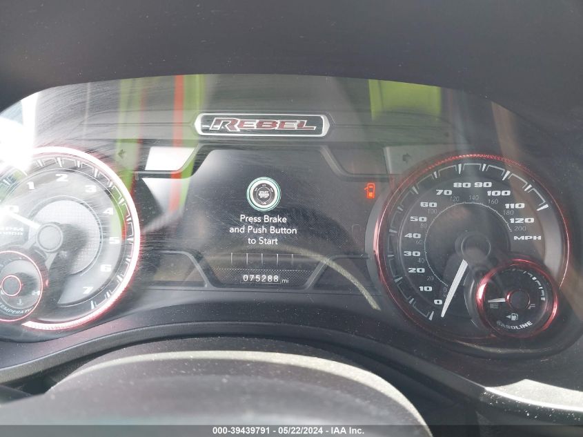 2019 Ram 1500 Rebel 4X4 5'7 Box VIN: 1C6SRFLTXKN648773 Lot: 39439791