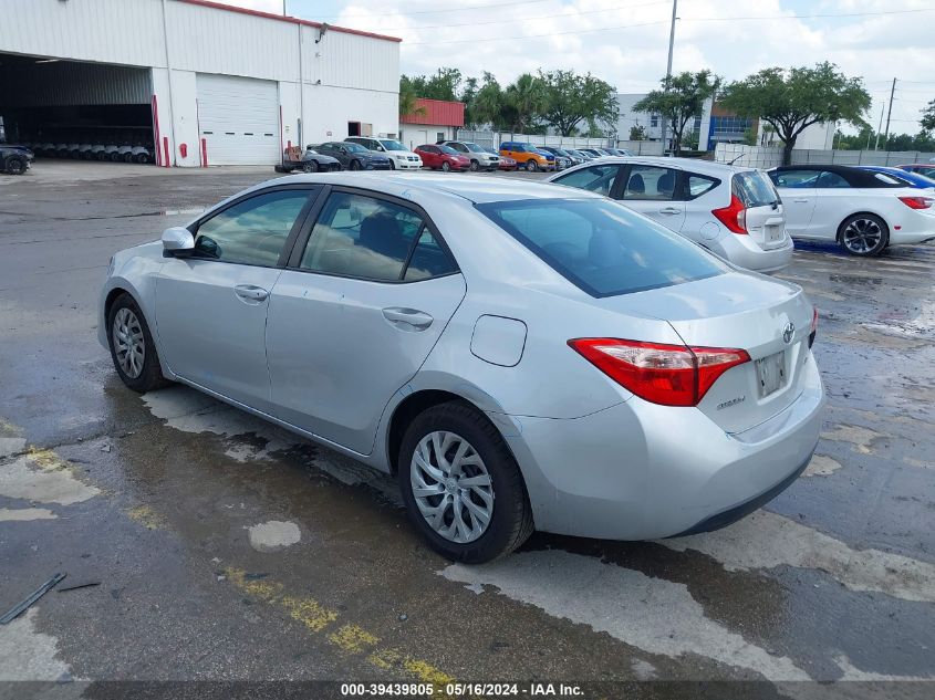 2018 Toyota Corolla Le VIN: 5YFBURHE7JP799574 Lot: 39439805