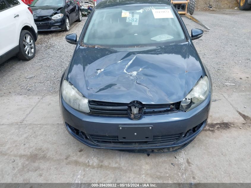 2013 Volkswagen Golf 2.5L 4-Door VIN: WVWDB7AJ8DW002173 Lot: 39439832