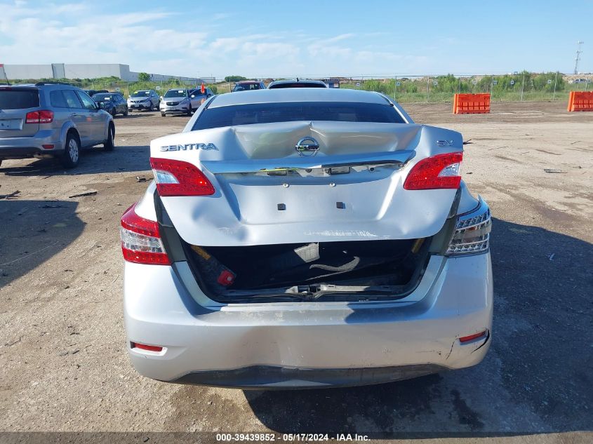 2014 Nissan Sentra Sv VIN: 3N1AB7AP3EY231848 Lot: 39439852