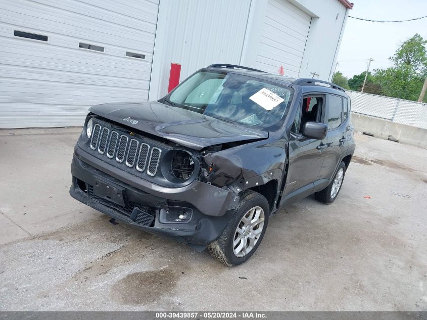 2016 Jeep Renegade Latitude VIN: ZACCJBBT7GPE12529 Lot: 39439857