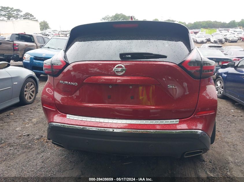 2020 Nissan Murano Sl Fwd VIN: 5N1AZ2CJ3LN161259 Lot: 39439859