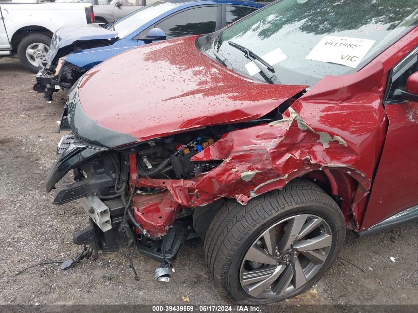 2020 Nissan Murano Sl Fwd VIN: 5N1AZ2CJ3LN161259 Lot: 39439859