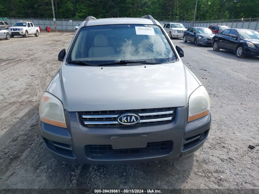 2007 Kia Sportage Lx V6 VIN: KNDJE723777430986 Lot: 39439861