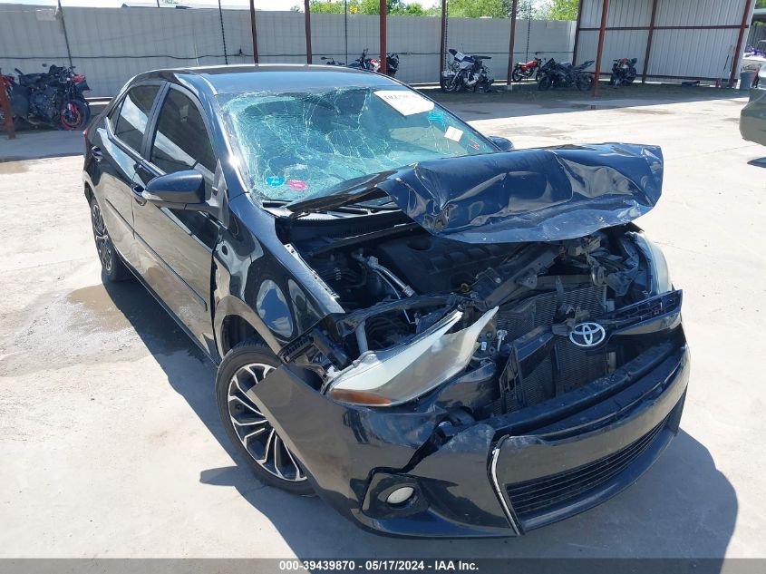 2016 Toyota Corolla S Plus VIN: 5YFBURHE3GP485512 Lot: 39439870